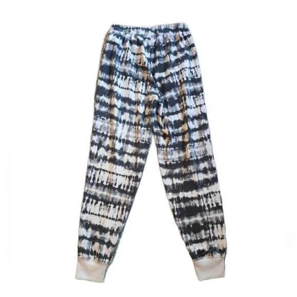 LuLaRoe Black and White Tie Dye Jogger Sweatpants Small - Picture 3 of 3